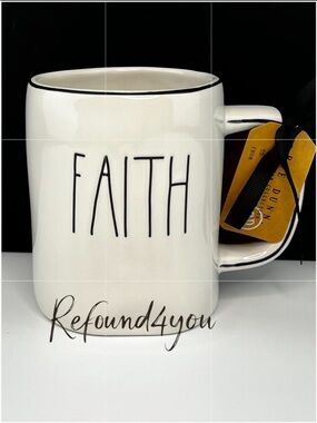 Rae Dunn - ‘Faith’ Ceramic mug. NWT. Firm! Last one!